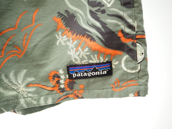 パタゴニア PATAGONIA BAGGIES SHORTS バギーズ ショーツ ショートパンツ ナイロンパンツ ハーフパンツ 総柄 マルチカラー Lサイズ 101MB-119