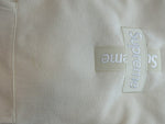 シュプリーム SUPREME Cross Box Logo Hooded Sweatshirt クロス ボックスロゴ フーデット スウェットシャツ フーディ アイボリー ナチュラル 裏起毛 パーカ 刺繍 ベージュ Mサイズ 101MT-99