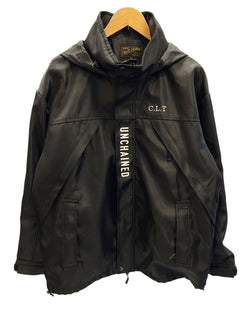 クラクト CLUCT CLT-MOUNTAIN マウンテンパーカー アウター 黒 刺繍ロゴ 3071 ジャケット ロゴ ブラック Lサイズ 101MT-1873
