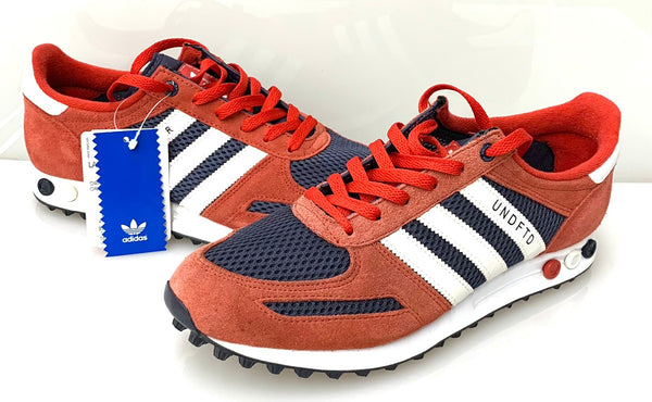 アディダス adidas LA Trainer/UNDEFEATED 観賞用 G19849 メンズ靴 スニーカー ロゴ レッド 27.5cm 201-shoes689