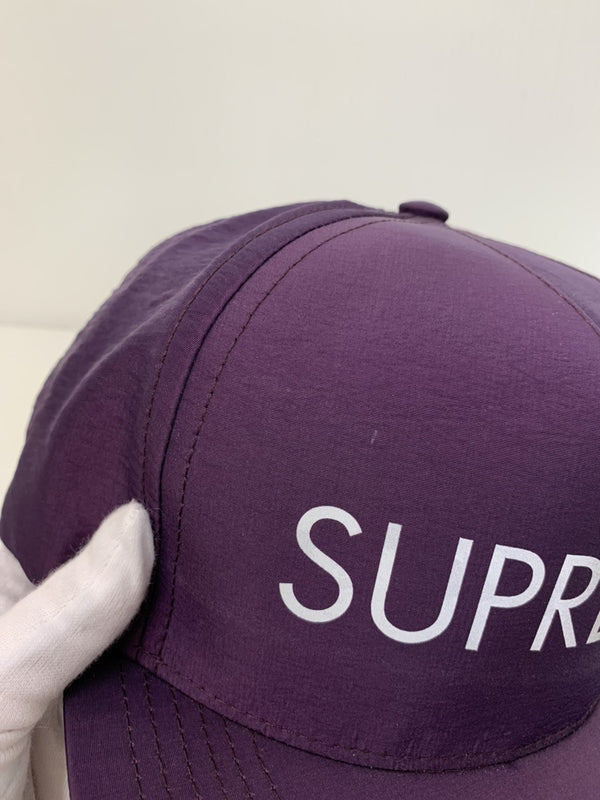 【中古】シュプリーム SUPREME シンプルロゴ Cap 帽子 メンズ帽子 キャップ ロゴ パープル 201goods-76