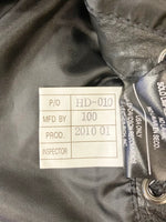 ハーレーダビットソン Harley-Davidson TREK レザーベスト 編上げ 刺繍ロゴ プリント ブラック系 黒   97197-10VM ベスト 刺繍 ブラック Mサイズ 101MT-1290