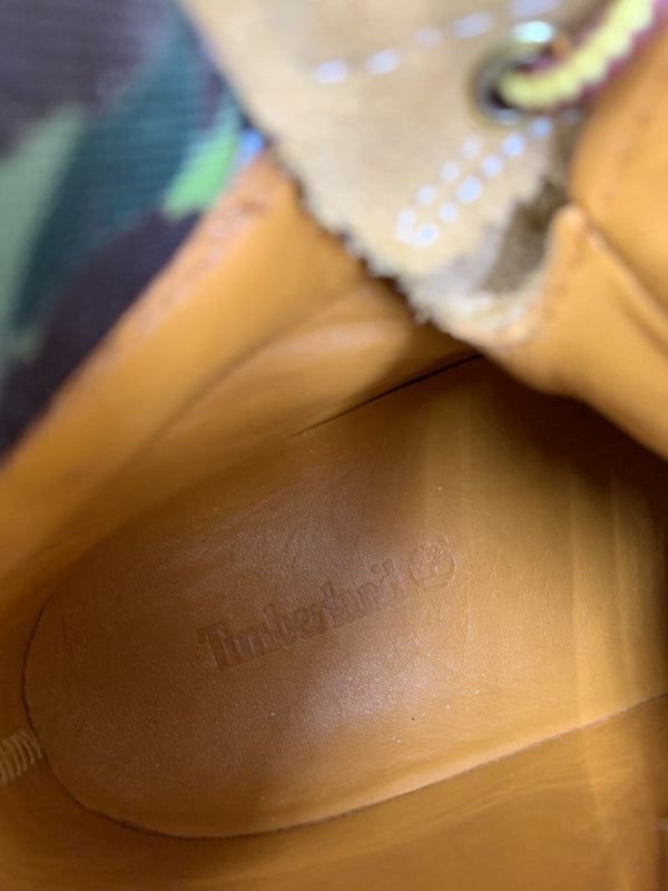 ティンバーランド Timberland アトモス atmos 別注 迷彩 限定モデル カモ スエード A156J メンズ靴 ブーツ その他 ロゴ ベージュ 201-shoes102