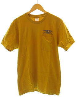 シュプリーム SUPREME 16SSAntihero Pocket Tee シュプリーム アンタイヒーローポケットＴシャツ マスタード 黄色 半袖 袋付き Tシャツ プリント イエロー Mサイズ 101MT-22