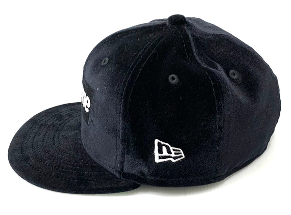 【中古】シュプリーム SUPREME Supreme Velour Box Logo New Era 帽子 メンズ帽子 キャップ ロゴ ブラック 201goods-243