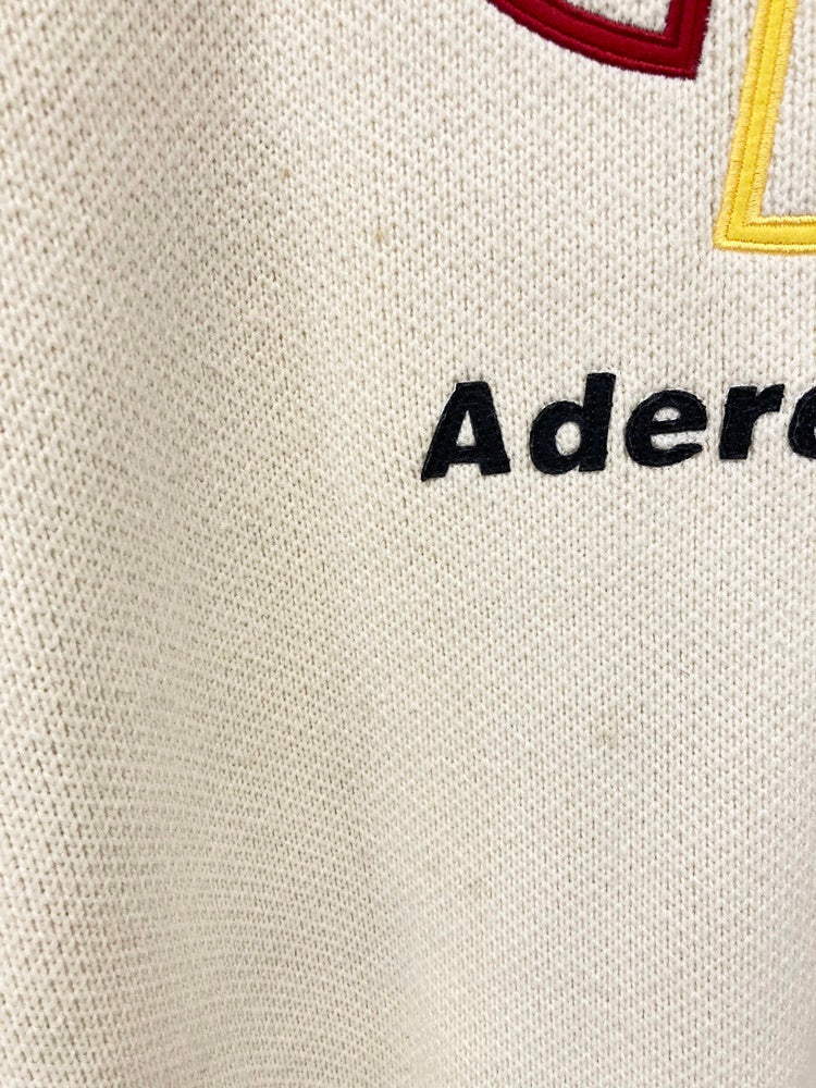 アーダーエラー ADERERROR Slice logo knitwear Ivory セーター トップス ニット 18FW 刺繍 ロゴ アイボリー系  サイズ3 セーター 刺繍 ホワイト 101MT-857