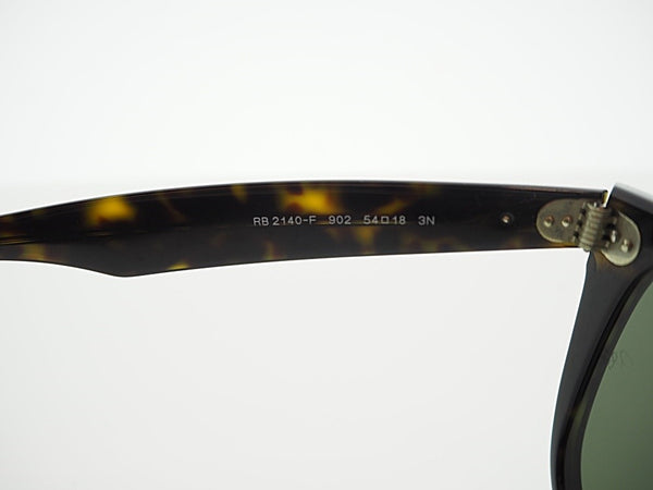 レイバン Ray-Ban Wayfarer ケース付き べっ甲柄フレーム ブラックフレーム RB2140F 902 54 眼鏡・サングラス サングラス べっ甲 ブラック 101goods-12