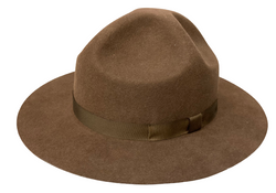 【中古】テンダーロイン TENDERLOIN PARK RANGER HAT ハット ブラウン 茶 BROWN ワンサイズ ウール WOOL made in JAPAN 帽子 メンズ帽子 ハット 無地 ブラウン 101hat-24