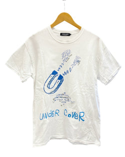 アンダーカバー UNDERCOVER JUN TAKAHASHI マグネット Ｔシャツ 白 半袖  Tシャツ プリント ホワイト Mサイズ 101MT-1795