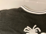 ステューシー STUSSY ジャズマン Tシャツ VINTAGE JAZZ MAN BIG LOGO TEE ライン 刺繍ロゴ ロゴ プリント トップス プルオーバー 半袖 Tシャツ ロゴ ブラック 101MT-591