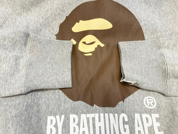 ア ベイシング エイプ A BATHING APE BY BATHING APE プルオーバー パーカー フロントプリント グレー系  パーカ プリント グレー Mサイズ 101MT-1747