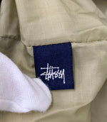 ステューシー STUSSY オールドステューシー OLD STUSSY ジップアップ ダウン ジャケット 無地 カーキ Mサイズ 201MT-1267