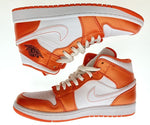 ナイキ NIKE AIR JORDAN 1 MID SE ELECTRO ORANGE BLACK WHITE エアジョーダン 1 ミッド シーズナルエディション エレクトロオレンジ ブラック ホワイト  DM3531-800 メンズ靴 スニーカー オレンジ 27.5cm 101-shoes151