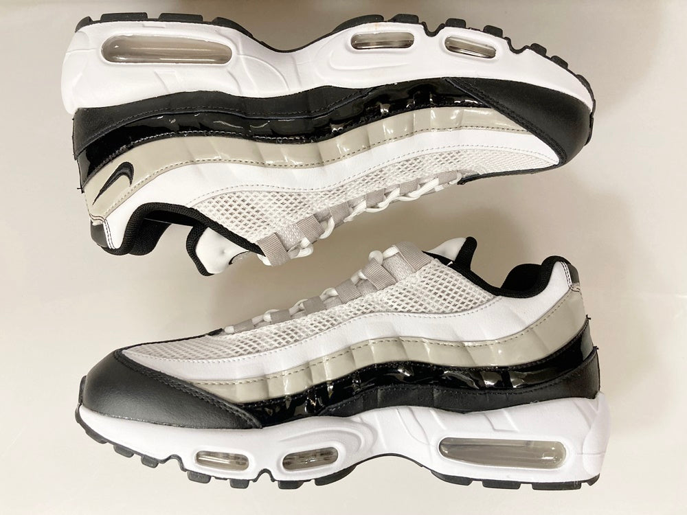 ナイキ NIKE W AIR MAX 95 WHITE/BLACK-LT IRON ORE ウィメンズ エア