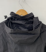 アベイシングエイプ A BATHING APE ナイロンジャケット ジップアップ ロゴ バックプリント Tシャツ 刺繍 ブラック Sサイズ 201MT-765
