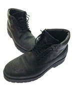 クーティー COOTIE PRODUCTIONS 7 Hole Lace Up Boots  vibram ソール メンズ靴 ブーツ その他 ロゴ ブラック 26cm 201-shoes650