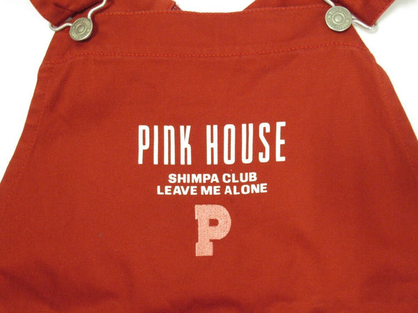 PINK HOUSE ピンクハウス SS ワンピース レトロ レッド レディース