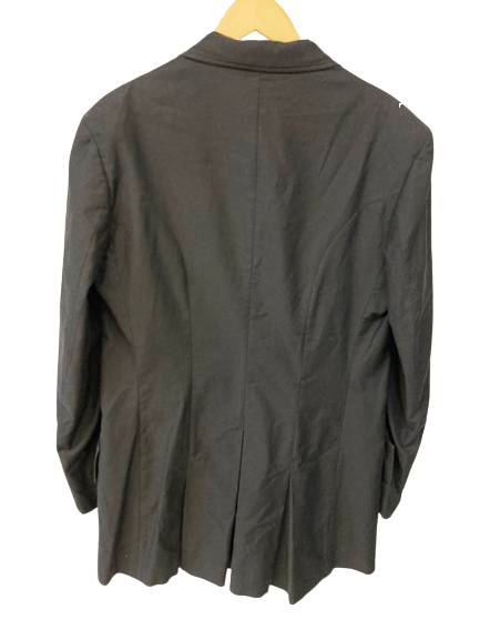 ヨウジ ヤマモト YOHJIYAMAMOTO Yohji Yamamoto POUR HOMME 20SS BLACK Scandal ウールギャバジンバックプリーツジャケット ジャケット ブラック系 黒 Made in JAPAN HN-J14-013-1-02 2 ジャケット 無地 ブラック