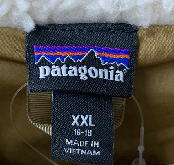 パタゴニア PATAGONIA キッズ・レトロX・ジャケット Kids Retro-X Jacket 65625 ジャケット ロゴ カーキ 3Lサイズ 201LT-241