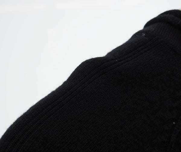 リップヴァンウィンクル ripvanwinkle ニット セーター 長袖カットソー サイズ３ 黒 シンプル  RK-4000 セーター 無地 ブラック 101MT-615