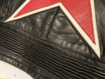 バンソン VANSON STAR LEATHER JACKET バイクジャケット レザー 黒  サイズ 36 ジャケット ロゴ ブラック 101MT-2036