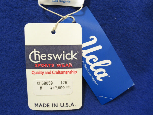 Cheswick チェスウィック フルジップ パーカー ブルー サイズM USA製 裏起毛 コットン メンズ CH68059 (TP-629)