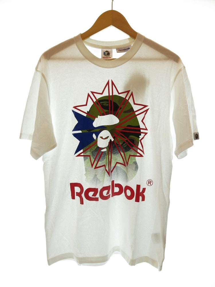 ア ベイシング エイプ A BATHING APE Reebok リーボック コラボ 白半袖