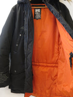 AVIREX アヴィレックス アビレックス N-3B N3B フライトジャケット ジャケット JKT コート SNORKEL シュノーケル 6152219 ブラック 黒 オレンジ サイズL メンズ (TP-678)