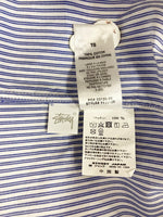 ステューシー STUSSY BIG BUTTON STRIPE SHIRT ビッグボタン ストライプシャツ ブルー系 青 ストライプ ボタン 長袖 シャツ 1110125 XL 長袖シャツ ストライプ ブルー LLサイズ 101MT-994