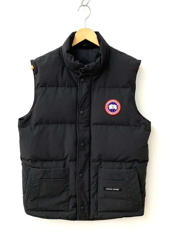 カナダグース CANADA GOOSE FREESTYLE CREW VEST 4154M ベスト ワンポイント ブラック Mサイズ 201MT-1148