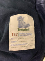 ティンバーランド Timberland 90s スタジャン レザージャケット  ビッグシルエット ジャケット ロゴ ブラウン 3XLサイズ 201MT-2107