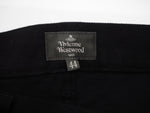 ヴィヴィアン・ウエストウッド Vivienne Westwood MAN デニムパンツ ブラックデニム ポケット刺繍 サイズ44  日本製 ボトムス メンズ デニム ロゴ ブラック 101MB-124