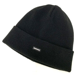 【中古】ネイバーフッド NEIGHBORHOOD ビーニー 211YGNH-HT01 帽子 メンズ帽子 ニット帽 ロゴ ブラック フリーサイズ 201goods-170
