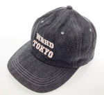 【中古】ネイバーフッド NEIGHBORHOOD 2022SS DAD-D / C-CAP デニム キャップ 刺繍ロゴ ロゴ ライン ネイビー Made in JAPAN 221YGNH-HT11  帽子 メンズ帽子 キャップ ロゴ ネイビー 101hat-28