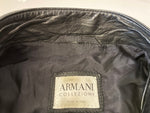 アルマーニ ARMANI ARMANI COLLEZIONI アルマーニ コレツィオーニ  シングル ジップ Made in ITALY ブラック 黒 ジャケット サイズ50  ジャケット 無地 ブラック 101MT-679
