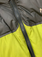 ノースフェイス THE NORTH FACE ヌプシベスト NUPTSE VEST ダウンベスト ロゴ ND01587 ベスト 刺繍 グリーン Mサイズ 201MT-1299