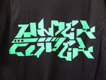 UNDERCOVER アンダーカバー JUN TAKAHASHI ジュン タカハシ 01年SS 緑 プリント Tシャツ コットン ブラック メンズ サイズL