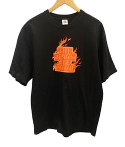 ブラックアイパッチ BlackEyePatch 23SS BURNING OG LABEL TEE BLACK バーニング OG ラベル Tシャツ 黒  Tシャツ プリント ブラック Lサイズ 101MT-2082