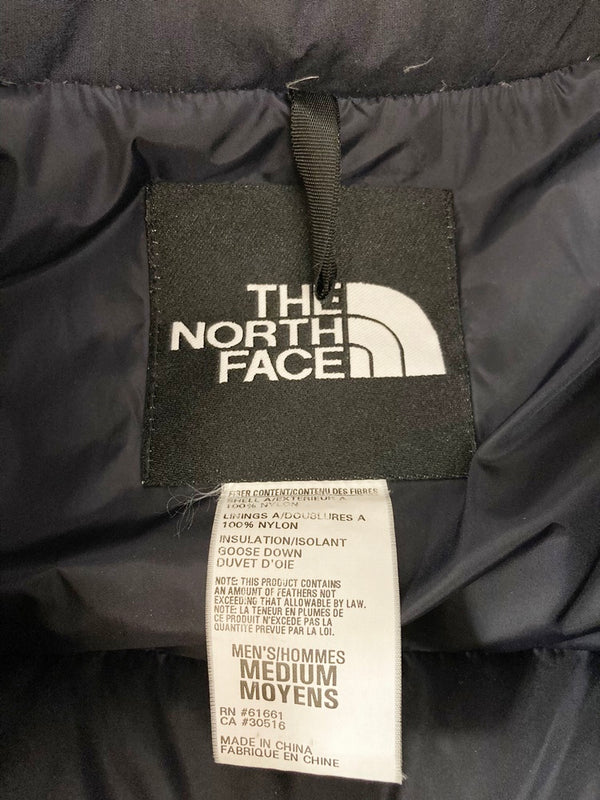 ノースフェイス THE NORTH FACE 90's バフィンジャケット Baffin jacket ダウン ジャケット アウター 刺繍ロゴ ブラック系 黒  607999 ジャケット ロゴ ブラック Mサイズ 101MT-1249