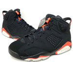 ナイキ NIKE エアジョーダン6 OG  AIR JORDAN 6 RETRO OG BLACK INFRARED 384664-060 メンズ靴 スニーカー ロゴ ブラック 201-shoes560