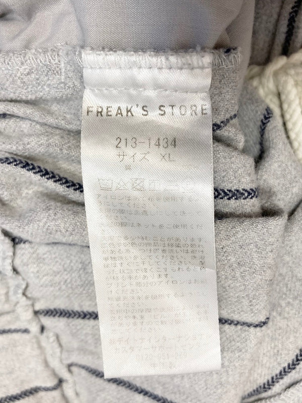 ケボズ KEBOZ POPUP JAPAN TOUR 2021 FREAK’S STORE BASEBALLL SHIRT ベースボール シャツ セットアップ グレー系 ストライプ 213-1037 / 213-1434 スーツ・セットアップ グレー LLサイズ XL 101MB-336