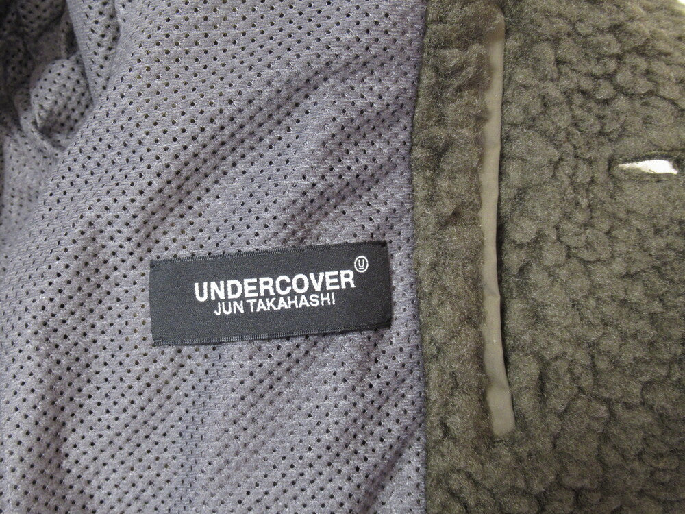 UNDERCOVER アンダーカバー ボア フリースジャケット カーキ サイズ2 メンズ UCV4103