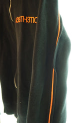 ディーゼル DIESEL ジップアップニットカーディガン メンズ 薄手ジャケット ニットジャージ 長袖 羽織 ハイネック ワンポイント 00SNKI0CAUI ジャケット 刺繍 ブラック Lサイズ 101MT-757
