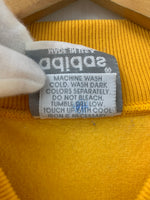 アディダス adidas ジャージ ジップアップ 80s 80年代 トレフォイルロゴ 銀タグ USA製 ジャケット 刺繍 オレンジ Mサイズ 201MT-865