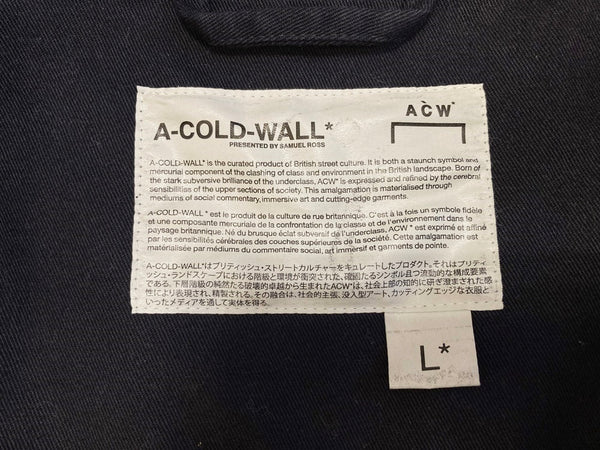 ア コールド ウォール A-COLD-WALL* A-COLD-WALL LIMITED ペイント コート ジャケット ブラック系 黒  ジャケット ブラック Lサイズ 101MT-1765