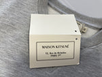 メゾンキツネ MAISON KITSUNE Maison Kitsuné Big Fox スウェットシャツ クルーネック 刺繍 トレーナー プルオーバー 灰 キツネ GM00339KM0017 スウェット 刺繍 グレー SSサイズ 101MT-298