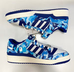 アディダス adidas A BATHING APE × adidas Forum 84 BAPE Low 30th Anniversary Blue Camo ア ベイシング エイプ × アディダス フォーラム84 ベイプ ロー 30th アニバーサリー ブルー カモ ID4772 メンズ靴 スニーカー ブルー 28cm 101-shoes1228