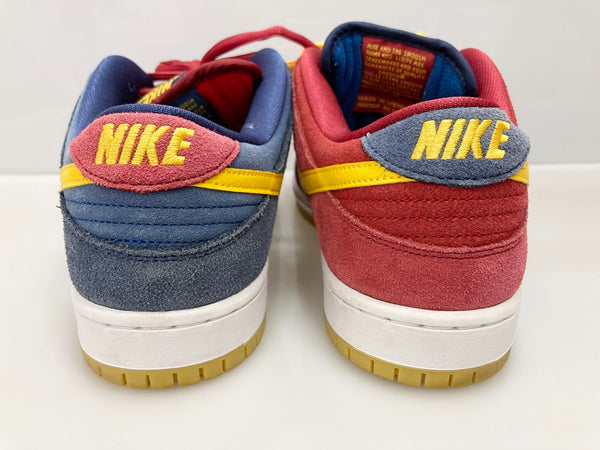 ナイキ NIKE SB DUNK LOW PRO PRM BARCELONA スケートボーディング ダンク ロー プロ プレミアム バルセロナ ネイビー系 レッド系 紺 赤 シューズ DJ0606-400 メンズ靴 スニーカー ネイビー 28cm 101-shoes961