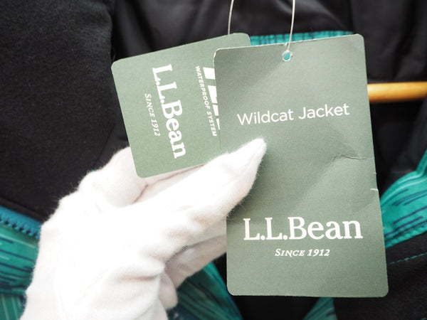 エルエルビーン L.L.Bean Wildcat Jacket ワイルドキャットジャケット 中綿 ナイロンジャケット アウター 上着  ジャケット 総柄 グリーン Lサイズ 101MT-730