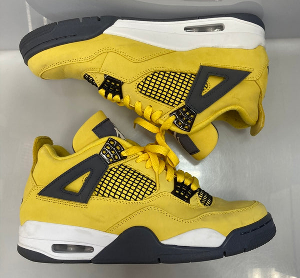 ナイキ NIKE AIR JORDAN 4 RETRO LIGHTNING TOUR YELLOW ナイキ エア ジョーダン 4 レトロ  CT8527-700 メンズ靴 スニーカー イエロー 27cm 101-shoes911 | 古着通販のドンドンサガール